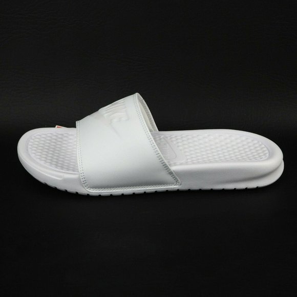 Nike Benassi JDI Womens Sandals Slide White - Picture 2 of 11